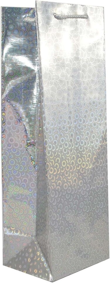 image 1 of 100 pcs Assorted Holographic Wine Gift Bags | Multi