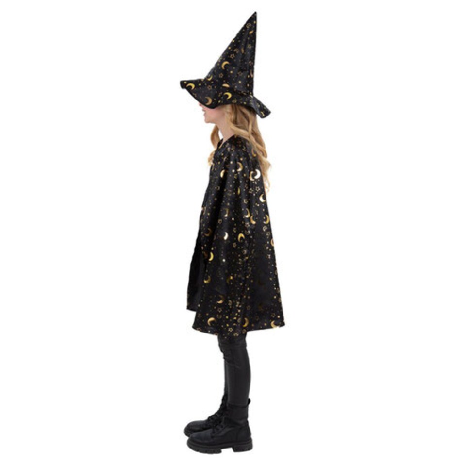 image 1 of Wizard Kids Unisex Fancy Dress Costume Accessories Kit