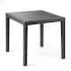 image 4 of Plastic Anthracite Garden Table with Chair | Black | 3