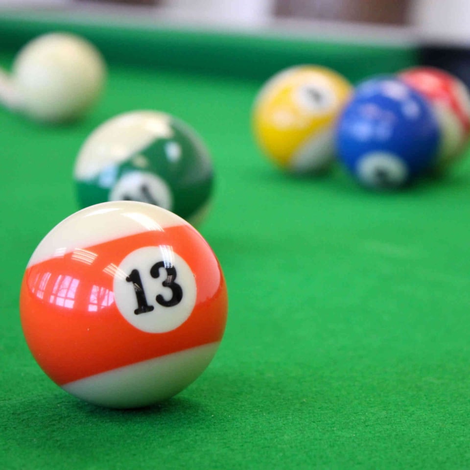 image 1 of Full Size UK Regulation 16 Spots and Stripes Pool Ball Set | Multi