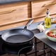 image 3 of Morphy Richards 24cm Forged Aluminium Ceramic Frying Pan - Black
