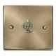 image 2 of SE HOME Antique Brass Intermediate 10AX Toggle Light Switch Brown | Antique Brass