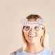 image 2 of Foil Hen Party Cardboard Glasses - Pack of 10 White | One Size