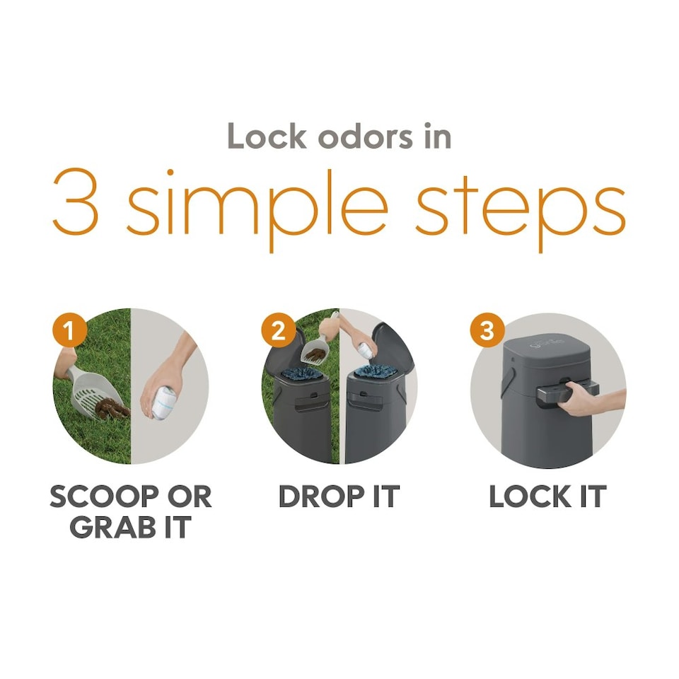 image 1 of Pet Genie Dog Waste Disposal System with Extra Refill