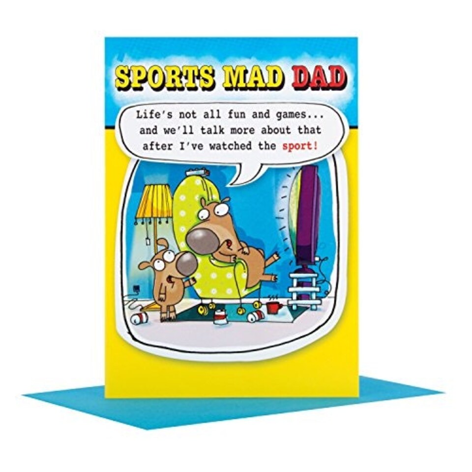 image 1 of Hallmark Father's Day Card 'Sports Mad Dad'