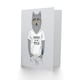 image 2 of Fashion Animal Dressed Up Wolf Birthday Child Kids Card