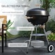 image 5 of Outsunny Portable Round Kettle Charcoal Grill BBQ Outdoor Heat Control Party