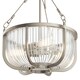 image 2 of Kichler Roux Cylindrical Pendant Ceiling Light Brushed Nickel