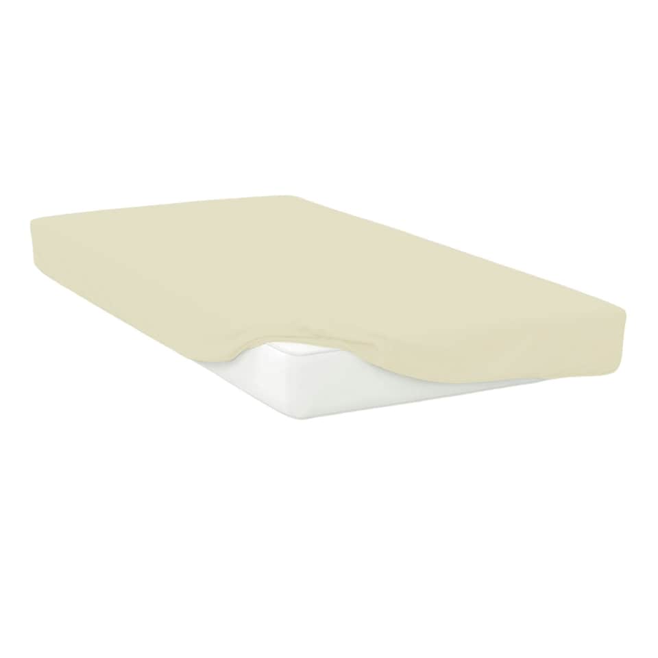 Belledorm Easycare Percale Extra Deep Fitted Sheet - Cream - Kingsize