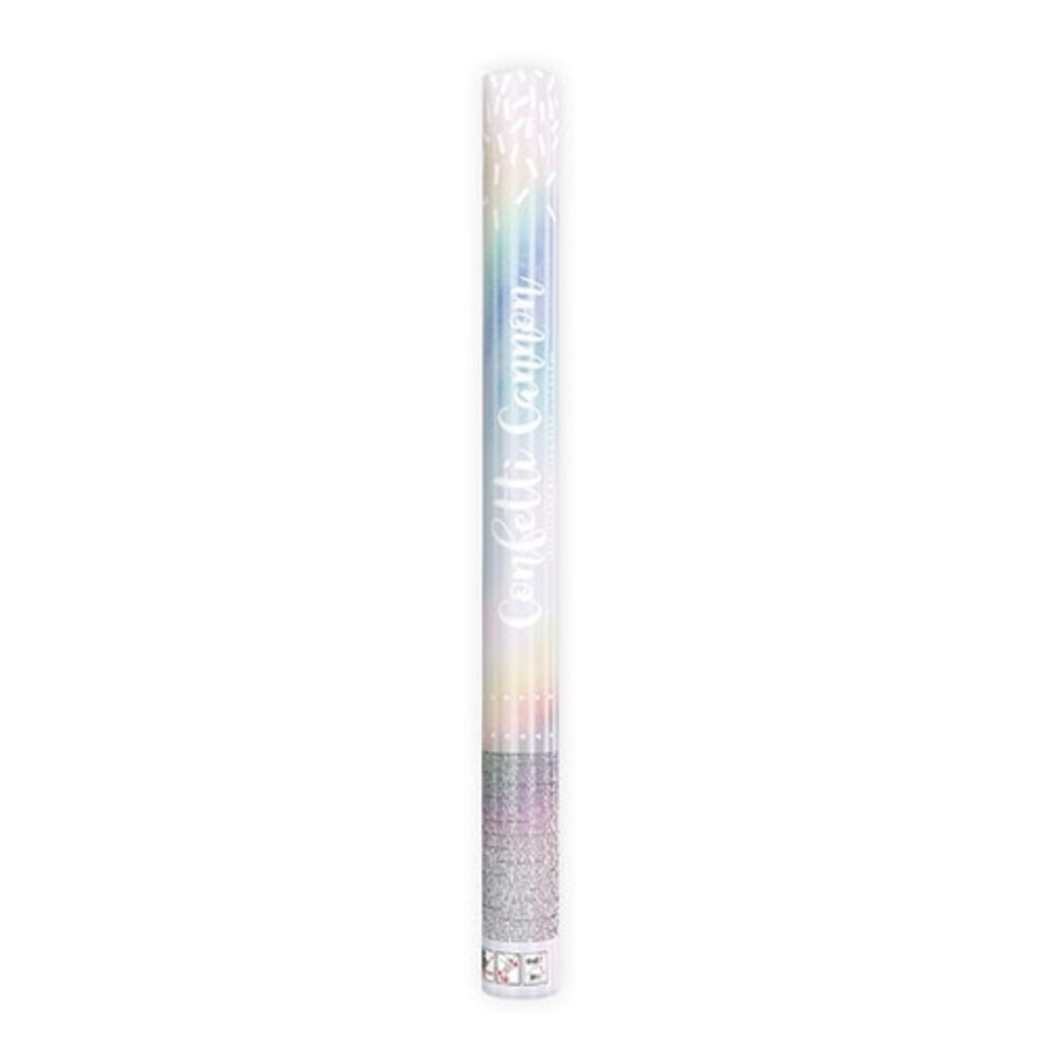image 1 of Iridescent Metallic Large Confetti Cannon 60cm