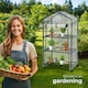 image 8 of Greenhouse - with wheels, 3 shelves, tarpaulin cover, 69 x 49 x 133 cm