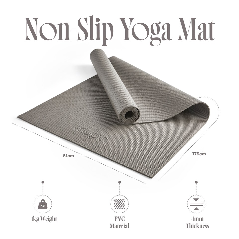 image 1 of Myga Entry Level Yoga Mat - Wood | Brown | Wood