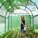 image 8 of Outsunny 3 x 2 x 2m Polytunnel Greenhouse with Doors and Mesh Windows