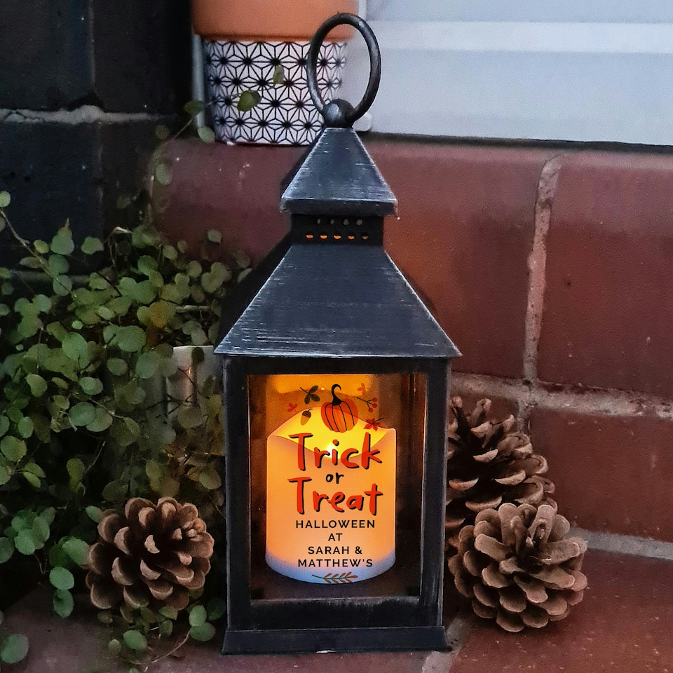 image 1 of Personalised Trick or Treat Lantern