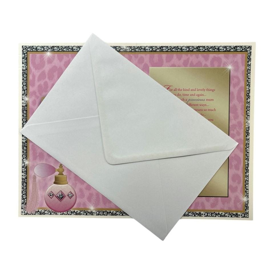 image 1 of Age 60th Birthday Mum Fabulous At Sixty Sentiment 60 Birthday Greeting Card