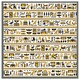 image 1 of Ancient egyptian hieroglyphs (Picture Frame) Grey | L