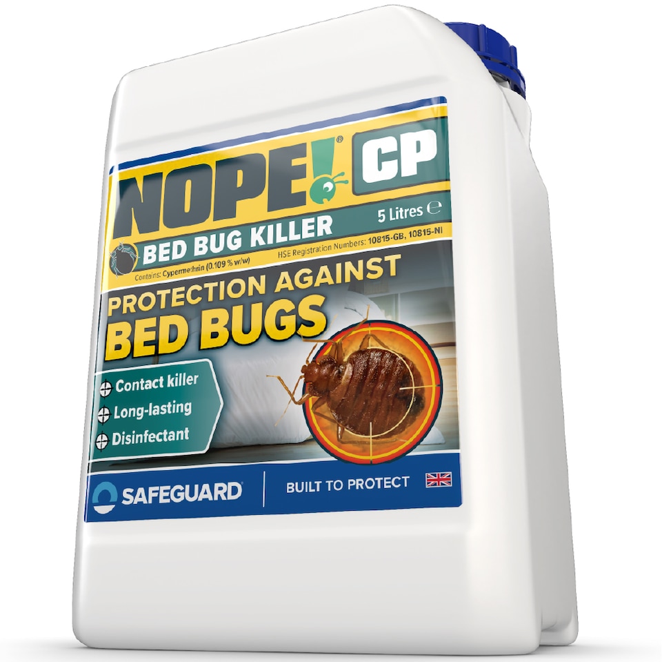 image 1 of NOPE CP Bed Bug Killer (5 Litre) Odourless & Non-Staining Bed Bug Treatment for Mattress, Carpets, Bed Frames, Furniture.
