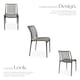 image 3 of Garden chairs Alcudia - durable, stackable and weather-resistant | Grey | anthracite | One Size | 6