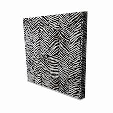Zebra Animal Print (Canvas Print) 46 x 46 x 4cm
