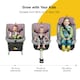 image 3 of JoviKids Spin Ranger Car Seat Pink Pink