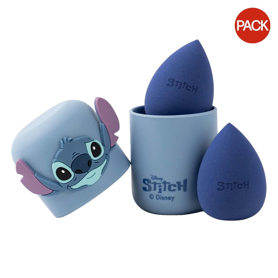 image 1 of Lilo & Stitch Make-Up Sponge (Pack of 2) - Blue - One Size