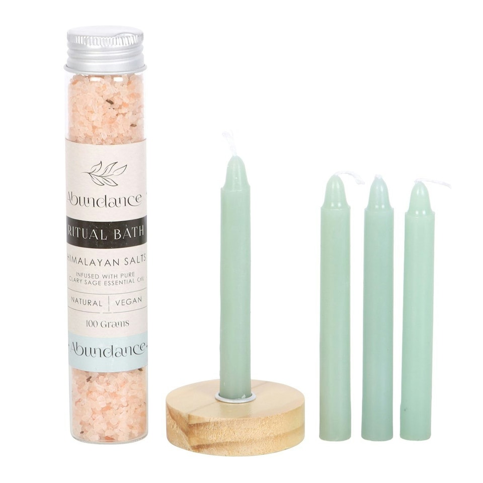 image 1 of Something Different Abundance Herbal Ritual Bath Set - Green - One Size