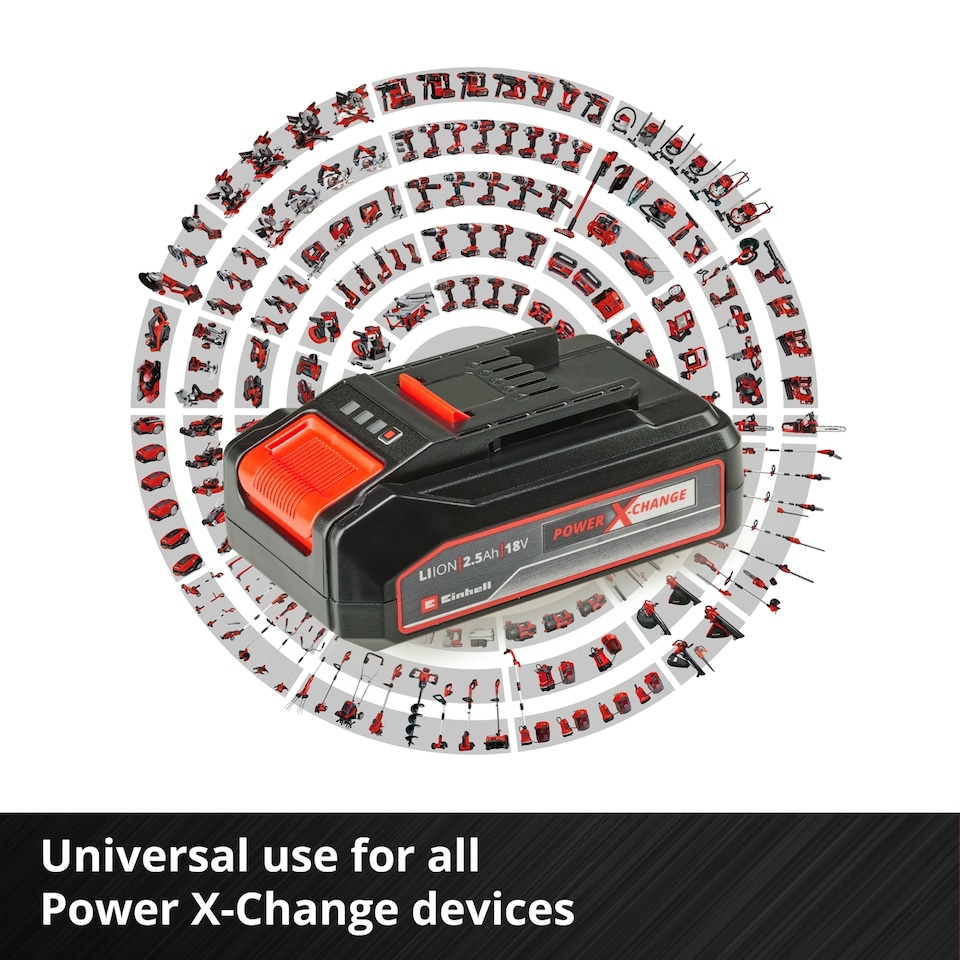 image 1 of Einhell 2.5Ah Battery And Charger 18V For All Power X-Change