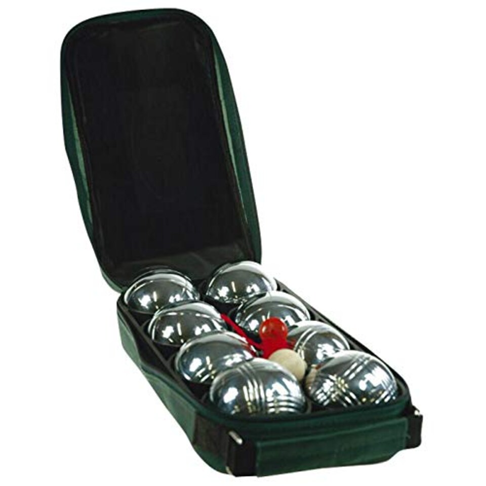 image 1 of Steel French Boules Set Garden Game with Carry Case