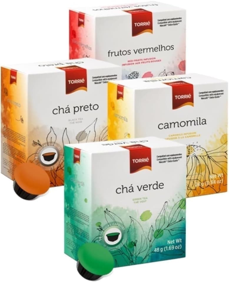 image 1 of Dolce Gusto Compatible Green Tea, Lemon, Fruit & Herbal Tea Tasting Pack Variety Blend