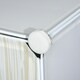 image 8 of HOMCOM 6 Tier Shoe Rack Plastic Storage Cabinet Modular Shoe Tower White 