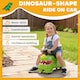 image 3 of AIYAPLAY Kids Ride On Car, Dinosaur Shape Toddler Walker | Green