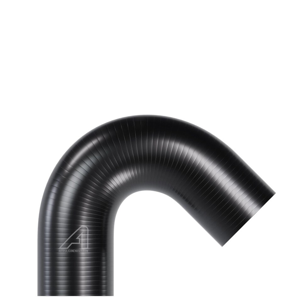 image 1 of Auto Silicone Hoses 19mm Black 135 Degree Silicone Elbow Hose Coupler Bend Pipe Connector Turbo Intercooler Radiator Coolant Air