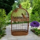image 5 of Garden Mirror Cage - Metal - L10 x W34 x H60 cm - Rusty