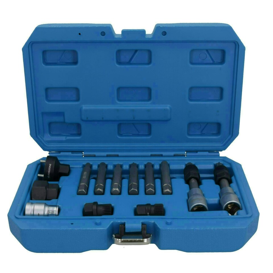 image 1 of Alternator tool set / repair / removal / pulley / BOSCH 13pc kit AT169