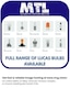 image 7 of Lucas LLB477 H7 12V 55W Halogen Car Bulb Single Pack Headlight Spotlight Fog Light Lamp