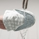 image 9 of Silicone Hot Grab Mini Oven Mitt, Gingham | Green | Sage