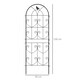 image 5 of Outsunny Set of 2 Metal Garden Trellis, Decorative Trellis Panels