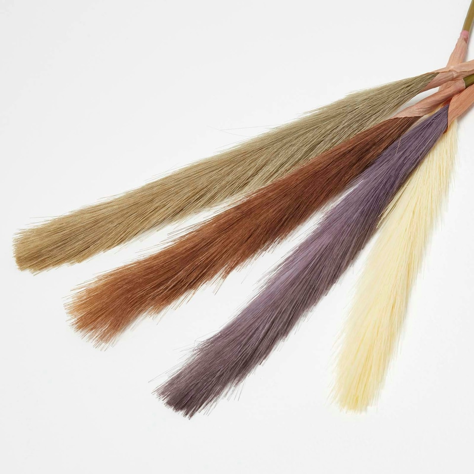 image 1 of Homescapes Artificial Pampas Grass Set of 4 Natural, 78 cm