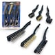 image 10 of 6-Piece Wire Brush Set Steel, Brass & Nylon Brushes for Rust & Detail Cleaning