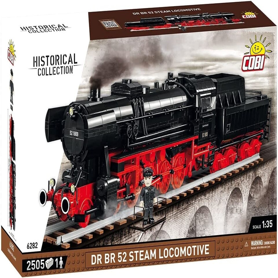 image 1 of Cobi - Historical Trains - DRB CLASS 52 STEAM LOCOMOTIVE (2,505 Pieces)