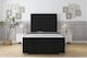 image 1 of Sloomy California Black Plush Bed Frame With Mattress With 50" Upholstered Headboard 3' Single