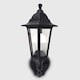 image 3 of ValueLights Mayfair Black Outdoor Wall Lantern With PIR Motion Sensor | Black
