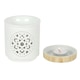 image 3 of Mandala Cut Out Oil Burner - White