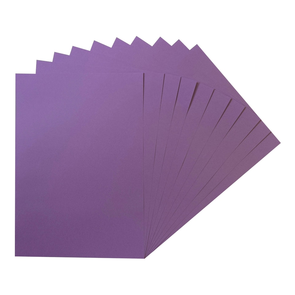 image 1 of Pack of 100 A5 Coloured Paper 75gsm Sheets | Purple | Light Purple | A5 | 1