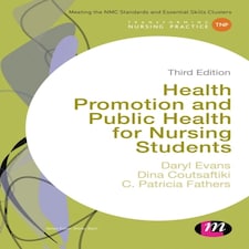 Health Promotion And Public Health For..