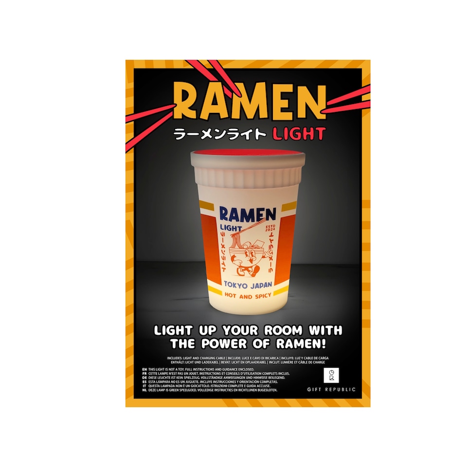 image 1 of Gift Republic Ramen Squeezy USB Lamp