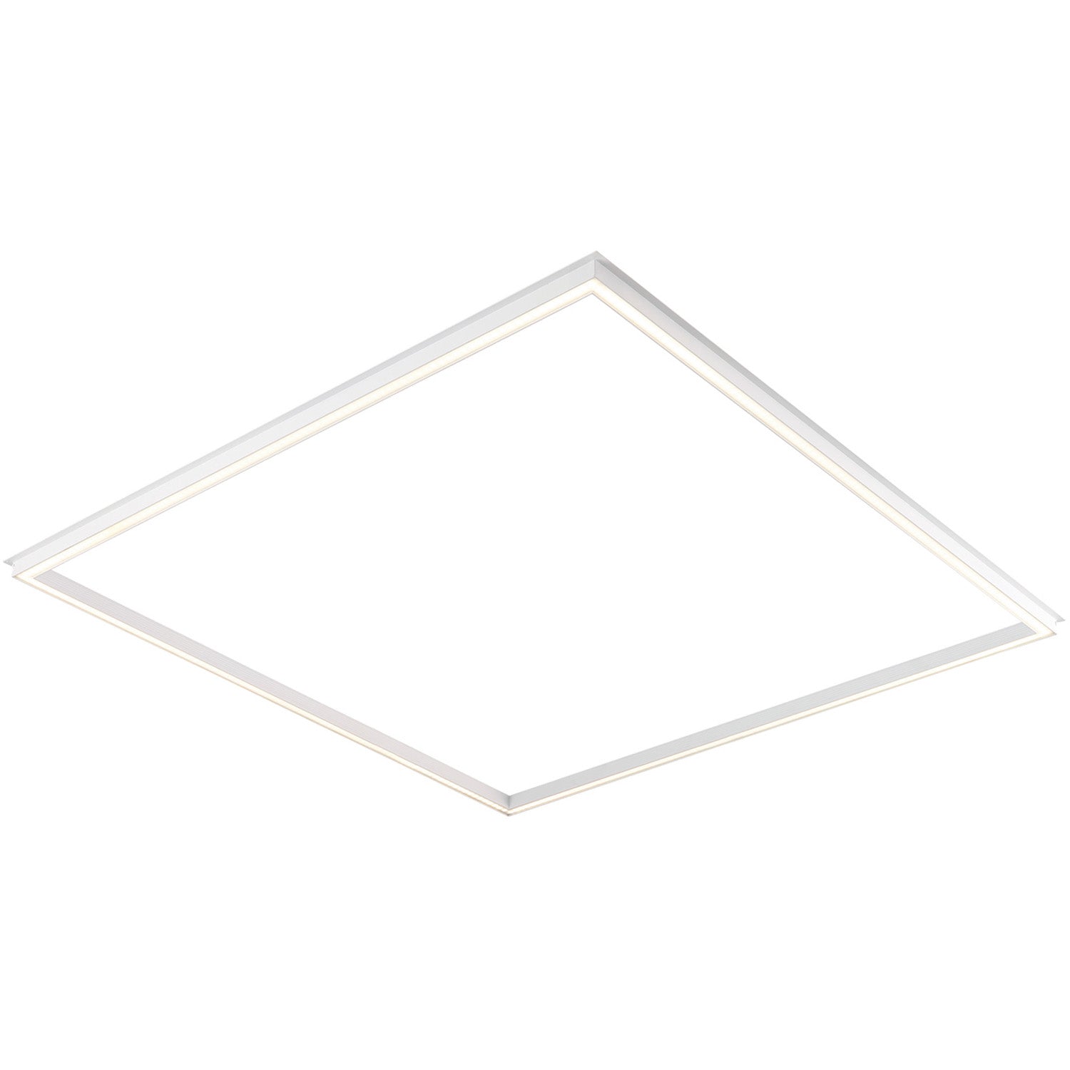 Loops Square Frame LED Ceiling Panel Light - 590 x 590mm - 40W Cool White LED