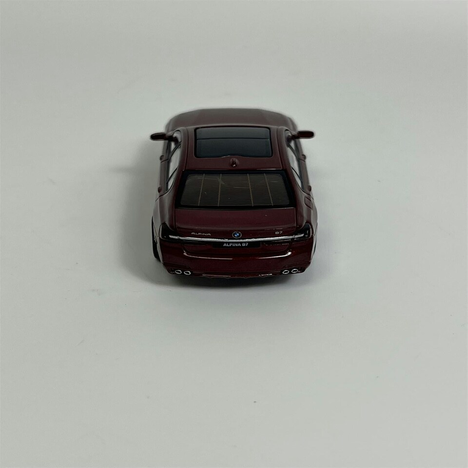 image 1 of BMW Alpina B7 xDrive Aventurin Red RHD 1:64 Scale Mini GT MGT00693R