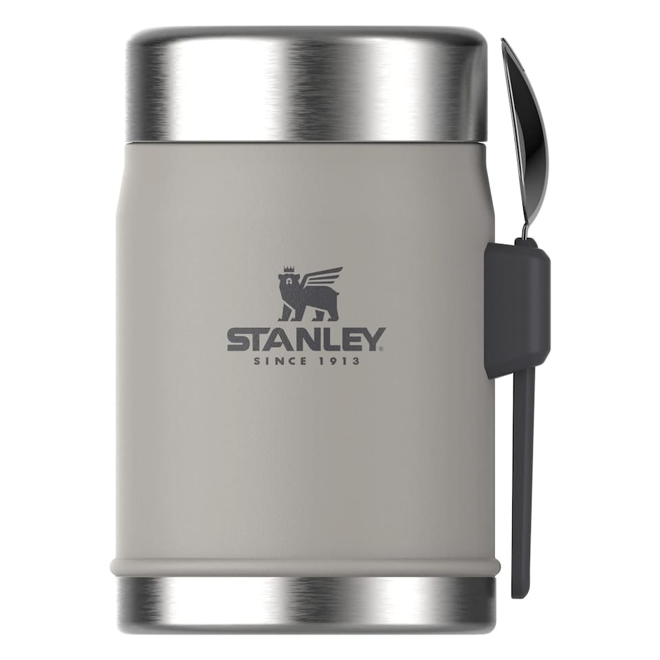 image 1 of Legendary Food Jar + Spork 0.4L Lunch Container | Grey | Grey | 0.4L | 1