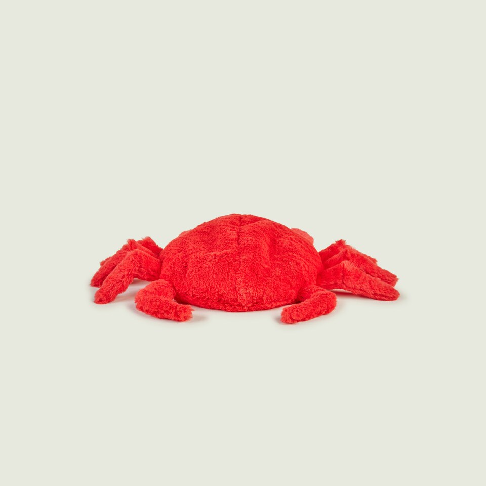 image 1 of Warmies Plush Crab Microwavable Weighted Teddy